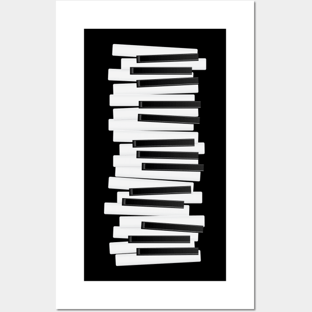 The Wonky Piano Wall Art by Musicist Apparel